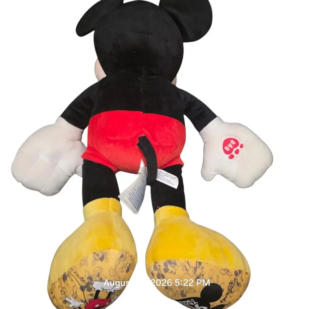 Mickey Mouse Disney Build a Bear 18” Plush Stuffed Animal 90 Years of Magic 2018